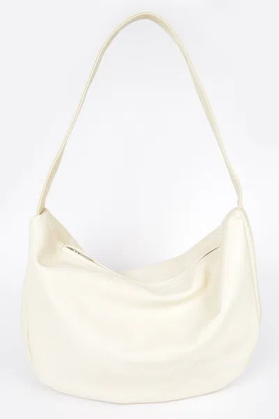Fashnzfab Faux Leather Hobo Bag In Multi