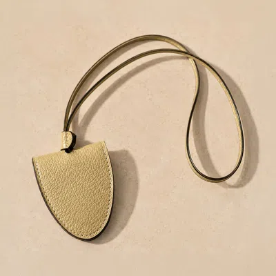 Fashnzfab Faux Leather Magnetic Hat And Sunglasses Clip Bag Charm In Brown