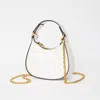 Fashnzfab Faux Leather Mini Hobo Handbag / Crossbody Bag In White