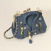 Fashnzfab Faux Leather Motorcycle Jacket Purse / Crossbody Bag In Multi