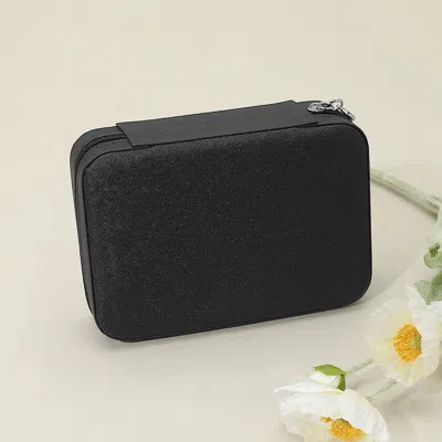 Fashnzfab Faux Leather Portable Jewelry Box