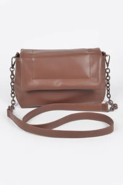 Fashnzfab Faux Leather Shoulder Bag In Red