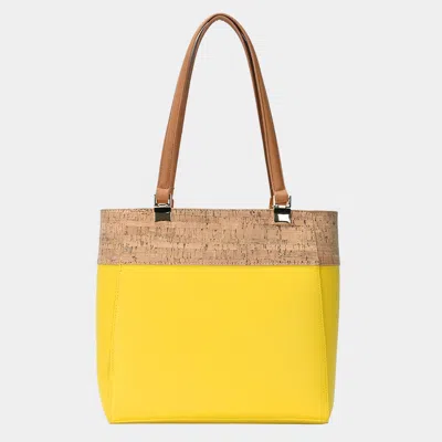 Fashnzfab Faux Leather Shoulder Bag In Yellow