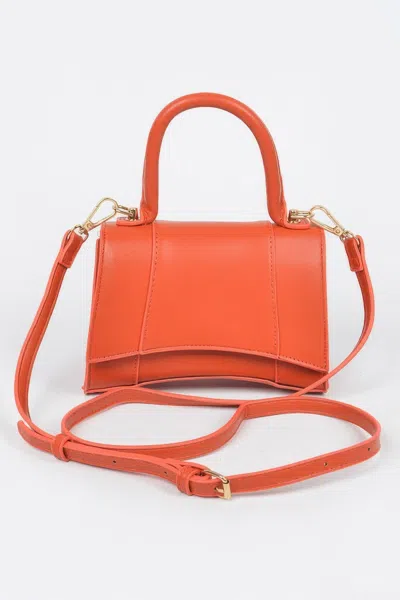 Fashnzfab Faux Leather Top Handle Bag In Multi
