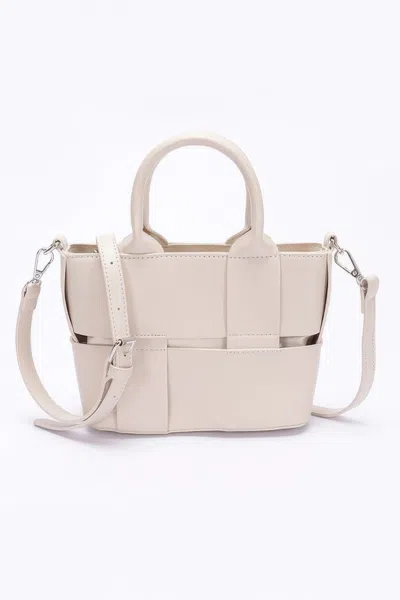 Fashnzfab Faux Leather Tote Bag In Multi
