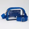 Fashnzfab Faux Leather Transparent Crossbody Camera Bag In Multi