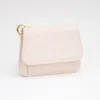 Fashnzfab Faux Pebble Leather Compact Card Wallet Bag Charm In Multi