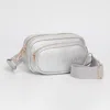 Fashnzfab Faux Pebbled Leather Structured Crossbody Bag In Silver
