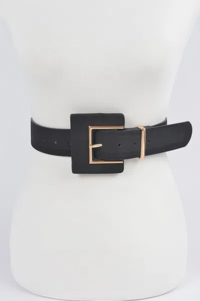 Fashnzfab Faux Suede Belt In White