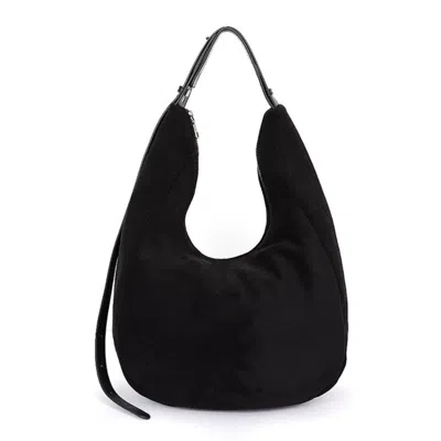 Fashnzfab Faux Suede Oversize Shoulder Bag