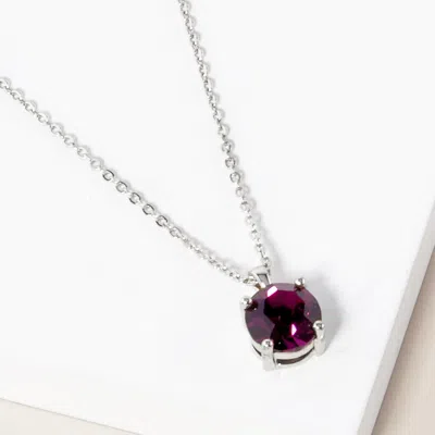 Fashnzfab Febrary - Birthstone Pendant Necklace In Multi