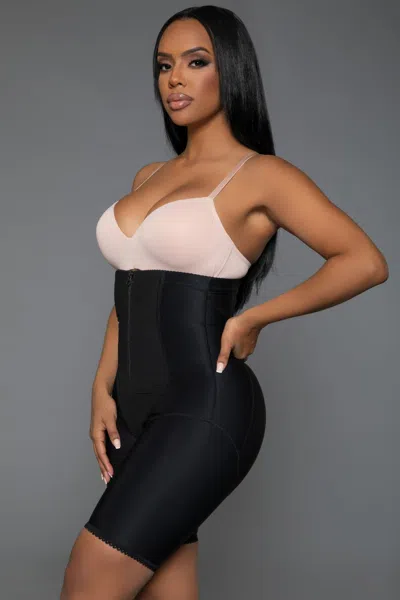 Fashnzfab Feeling My Curves Bodyshaper In Black