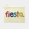 Fashnzfab Fiesta Seed Beaded Message Clutch / Crossbody Bag In Multi
