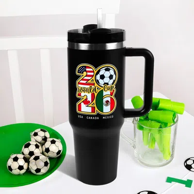 Fashnzfab Fifa World Cup 2026 40oz Stainless Steel Tumbler With Handle