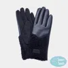 Fashnzfab Fleece Insert Smart Touch Gloves In Blue