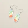 Fashnzfab Flip Flop Charm Drop Dangle Earrings In Multi