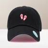 Fashnzfab Flip Flops Embroidered Baseball Cap In Black