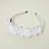 Fashnzfab Floral Beaded Statement Headband In Multi