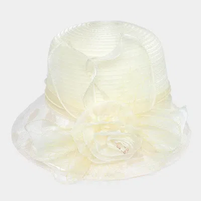 Fashnzfab Flower Dressy Hat In Multi
