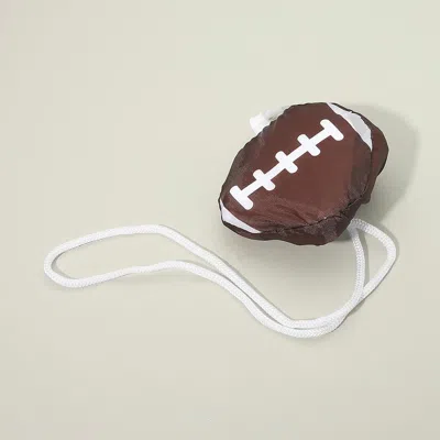 Fashnzfab Football Drawstring Reusable Tote Bag In Multi