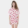 Fashnzfab Fox Pattern Tassel Cover Up Poncho In White