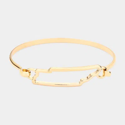 Fashnzfab Fragment Cut Out Bracelet Gold