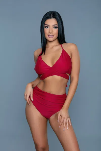 Fashnzfab Francesca Swimsuit In Pink