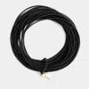 Fashnzfab Freshwater Pearl Charm Guitar String Stackable Stretch Bracelet Black In Black