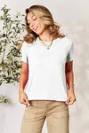 Fashnzfab Full Size Round Neck Short Sleeve T-shirt In White