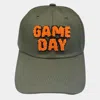 Fashnzfab Game Day Message Baseball Cap In Green