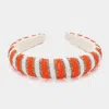 Fashnzfab Game Day Seed Beaded Headband In Multi
