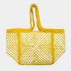 Fashnzfab Geometric Patterned Tote Bag In Yellow