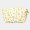 Fashnzfab Giraffe Pattern Pouch Bag In Multi