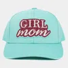 Fashnzfab Girl Mom Message Baseball Cap In Blue