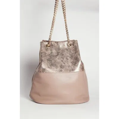 Fashnzfab Glossy Pu Leather Fashion Bucket Bag