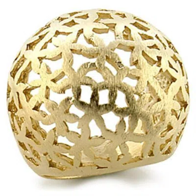 Fashnzfab Gold Brass Ring With No Stone