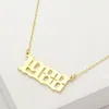 Fashnzfab Gold Dipped 1988 Birth Year Plate Pendant Necklace In Gold