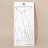 Fashnzfab Gold Dipped Paperclip Chain Hand Chain Bracelet In Gold