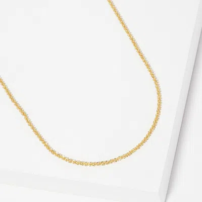 Fashnzfab Gold Dipped Metal Chain Necklace