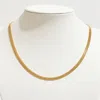 Fashnzfab Gold Dipped Venetian Chain Necklace In Gold