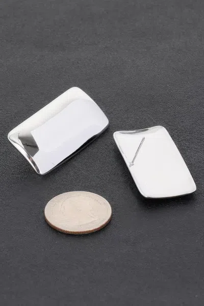 Fashnzfab Gold Plated Metal Earring In Metallic