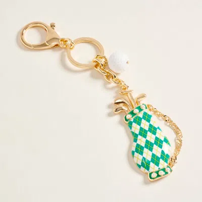 Fashnzfab Golf Bag Charm Drop Keychain Bag Charm In Purple