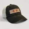 Fashnzfab Good Vibes Message Mesh Back Baseball Cap In Black