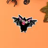 Fashnzfab Halloween Bat Iron On Patch 1.6" X 1.1" In Multi