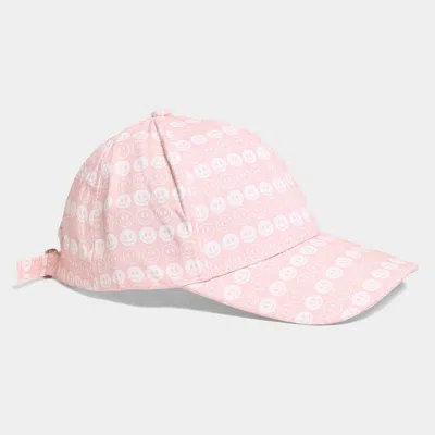 Fashnzfab Happyface Baseball Cap In Pink