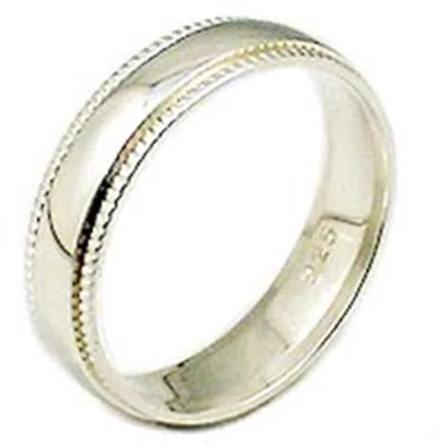 Fashnzfab High Polished 925 Sterling Silver Ring With No Stone In No Stone In Gold