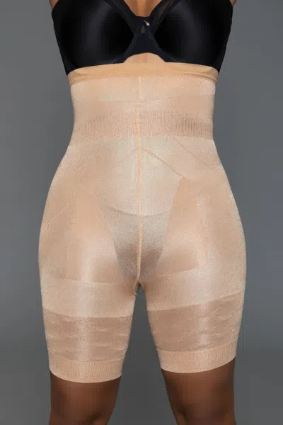 Fashnzfab Hold It Together Bodyshaper In Brown
