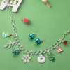 Fashnzfab Holiday Charm Station Necklace In Metallic
