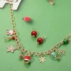 Fashnzfab Holiday Charm Station Necklace In Multi