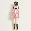 Fashnzfab Holiday Nutcracker Soldier Pin Brooch In Multi